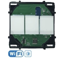 Сенсорний Wi-Fi модуль вимикач димер Smartdust M-SK-W801T — 3 клавіші